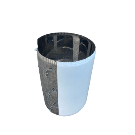 Хомут стяжной усиленный, нерж. ст. 430 в Молодечно