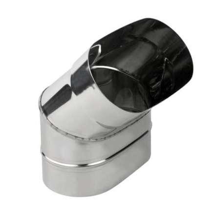 Колено овал. сечения (Отвод) 45 из нерж. ст. 304-1,0 мм, горизонт. купить в Молодечно