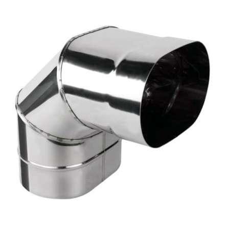 Колено овал. сечения (Отвод) 90 из нерж. ст. 304-0,8 мм, горизонт купить в Молодечно