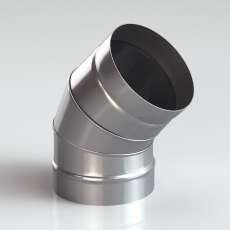 Колено (Отвод) 45 из нерж. ст. 430-0,8 мм купить в Молодечно