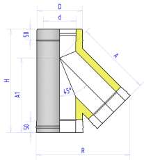 Размер сэндвич-тройника 45 Феникс фото Амазонка бай в Молодечно