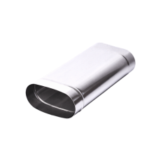 Труба овал. сечения (вставка) L-500 мм из нерж. ст. 304-0,8 мм купить в Молодечно