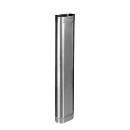 Труба овал. сечения (вставка) L-1000 мм из нерж. ст. 304-1,0 мм в Молодечно