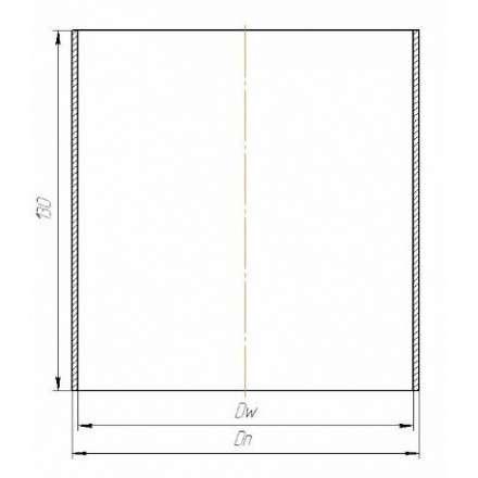 Гильза с конденсатоотводом 2 мм КПД ЧЕРНЫЙ в Молодечно