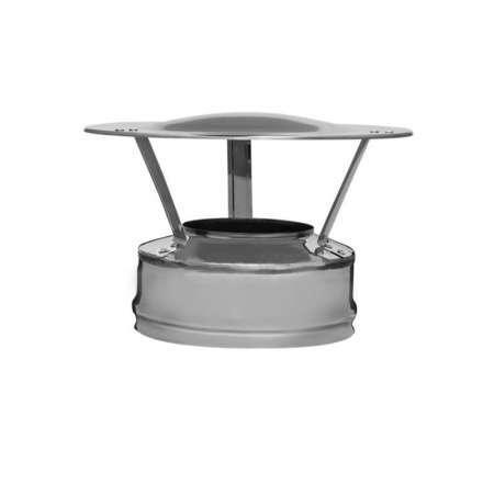 Зонт-оголовок плоский из нерж. ст. 430-430 0,5-0,5 мм, утепл. 50 мм купить в Молодечно