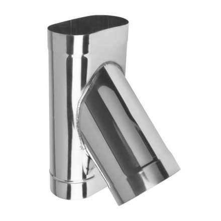 Тройник овальный 45 из нерж. ст. 430-1,0 мм купить в Молодечно