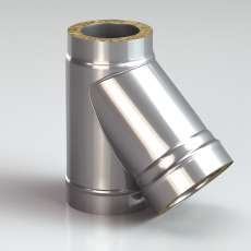 Сэндвич-Тройник 45 из нерж. ст. 430-0,8 мм, утепл. 50 мм купить в Молодечно