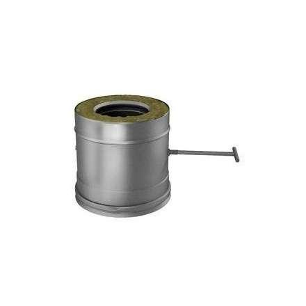 Сэндвич-Шибер поворотный AISI 304/430 0,5мм, изол. 30 мм купить в Молодечно