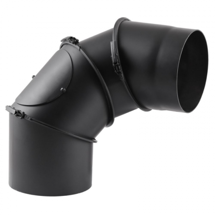 Дымоходное колено (отвод) KAISER PIPES (2мм) 4-сегментное, поворотное 180° в Молодечно