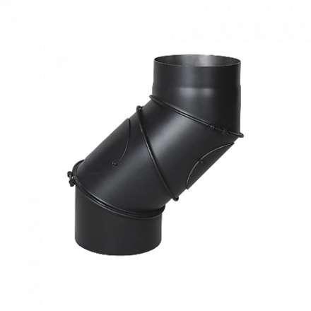 Дымоходное колено (отвод) KAISER PIPES (2мм) 4-сегментное, поворотное 180° в Молодечно