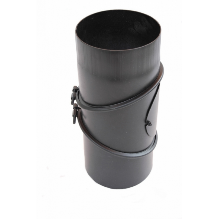 Дымоходное колено (отвод) KAISER PIPES (2мм) трёх-сегментное, поворотное 90° в Молодечно