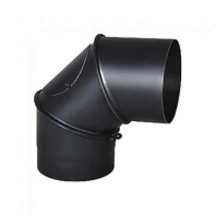 Дымоходное колено (отвод) KAISER PIPES (2мм) трёх-сегментное, поворотное 90° в Молодечно