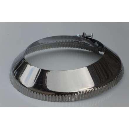 Косынка (юбка) для дымохода  из нерж.ст.  430-0,5 мм купить в Молодечно