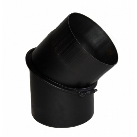 Дымоходное колено (отвод) KAISER PIPES (2мм) сегментное, поворотное 45° в Молодечно