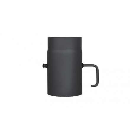 Труба с шибером 250 мм КПД ЧЕРНЫЙ купить в Молодечно