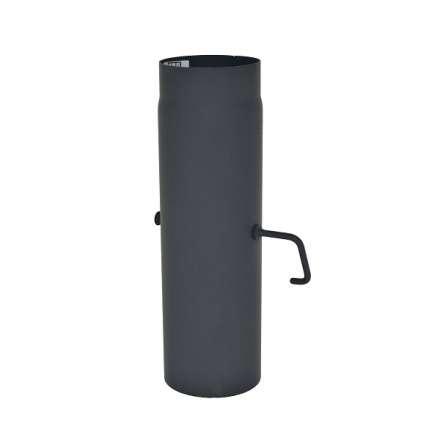 Труба с шибером 500 мм КПД ЧЕРНЫЙ фото в Молодечно