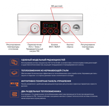 Газовый котел Navien Heatlux NGB210-24K в Молодечно