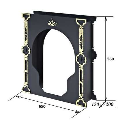 Портал Царь-печи малый стальной в Молодечно