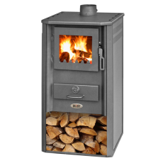 Печь-камин Blist Oganj LM стальная дверца красная фото в Молодечно