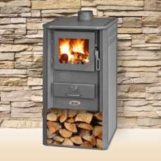 Печь-камин Blist Oganj LM стальная дверца красная фото в Молодечно