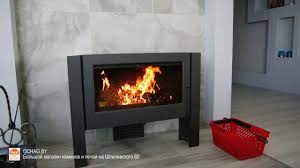 Купить Печь-камин Invicta Itaya в интерьере чугунная в Молодечно в Молодечно