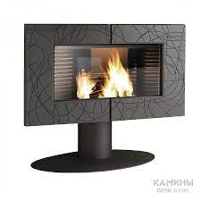 Купить Печь-камин Invicta Symphonia в интерьере чугунная в Молодечно в Молодечно