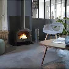 Купить Печь-камин Invicta Stimo в интерьере чугунная в Молодечно в Молодечно