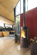 Купить Печь-камин Invicta Altara Plus в интерьере чугунная в Молодечно в Молодечно