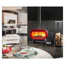 Купить Печь-камин Invicta Fifty Sur Pied в интерьере чугунная в Молодечно в Молодечно