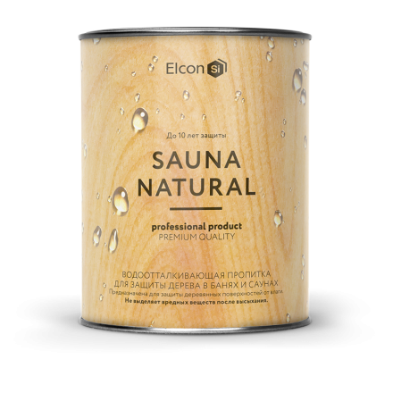 Пропитка для бани и сауны Elcon (Элкон) Sauna Natural 2 л в Молодечно