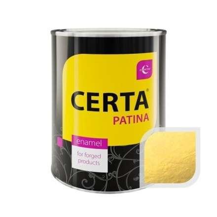 Термостойкая краска CERTA Патина Золото 0,08 кг купить в Молодечно