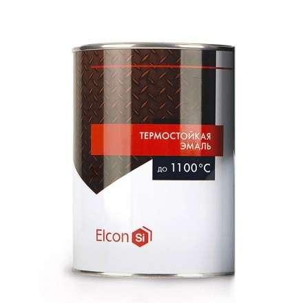 Эмаль ELCON термостойкая (черная) 1л. в Молодечно