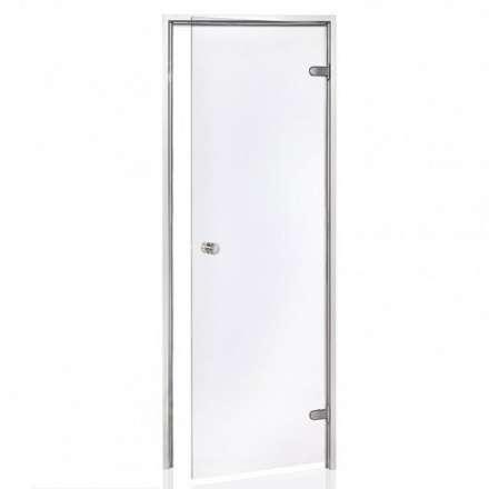 Дверь для бани стеклянная Harvia 8/19 коробка алюминий, стекло прозрачное в Молодечно