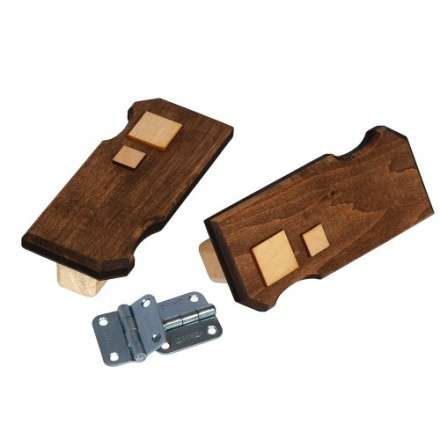 Дверь для бани глухая искусственно состарена 1900х700мм в Молодечно