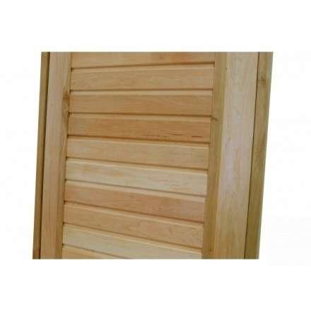 Дверь для бани ComfortProm 800x1900 ольха деревянная глухая с фольгой в Молодечно