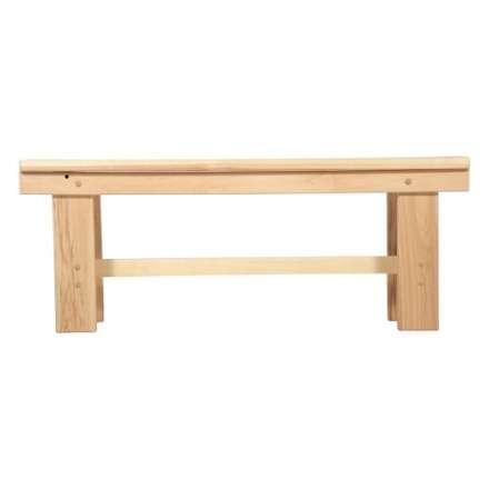 Лавочка разборная 100х33х43 см для бани и сауны (липа) 03600 в Молодечно