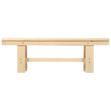 Лавочка разборная 120х33х43 см для бани и сауны (липа) 34002 в Молодечно