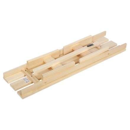Лавочка разборная 120х33х43 см для бани и сауны (липа) 34002 в Молодечно