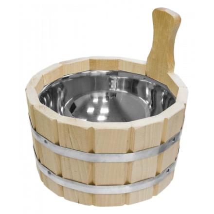 Ушат шайка 3,5л с нержавеющей вставкой 33215 купить в Молодечно