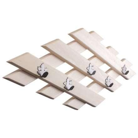 Вешалка Ромб с 5-ю железными кленовыми крючками в Молодечно