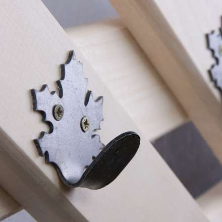 Вешалка Ромб с 5-ю железными кленовыми крючками в Молодечно