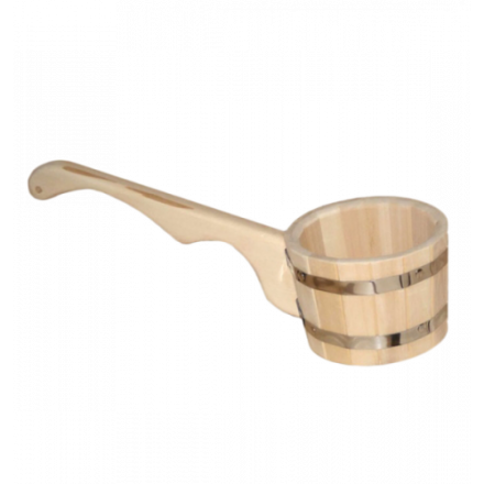 Ковш-черпак 0.6л бондарный с горизонтальной ручкой 03589 купить в Молодечно