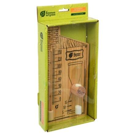 Термометр с песочными часами для бани и сауны 18036 в Молодечно