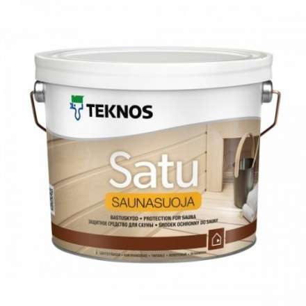 Пропитка для бани TEKNOS SATU SAUNASUOJA 2,7 л купить в Молодечно