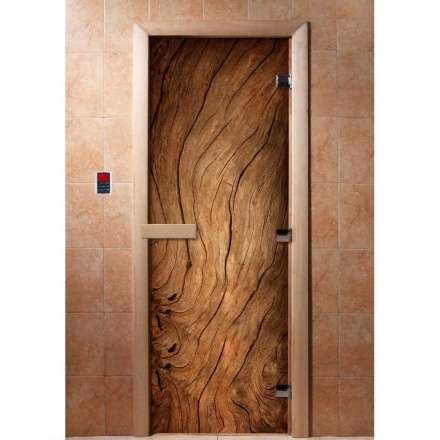 Дверь для сауны Doorwood с фотопечатью A052 1900x700 в Молодечно