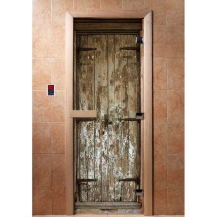 Дверь для сауны Doorwood с фотопечатью A028 1900x700 в Молодечно