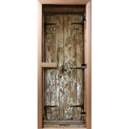 Дверь для сауны Doorwood с фотопечатью A028 1900x700 в Молодечно