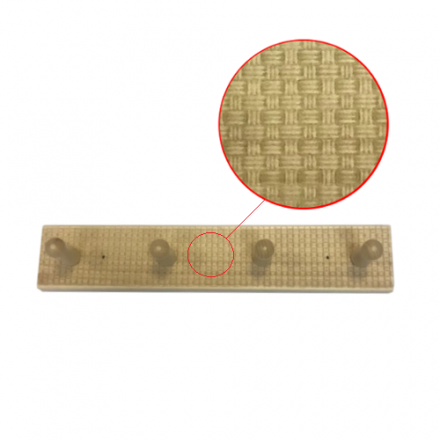 Вешалка 4-х рожковая с тиснением Рогожка купить в Молодечно