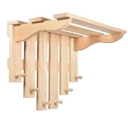 Полка с вешалкой 6 рожков 03580 в Молодечно