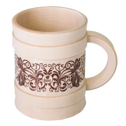 Кружка точёная Бочонок 0.5л 32240 в Молодечно